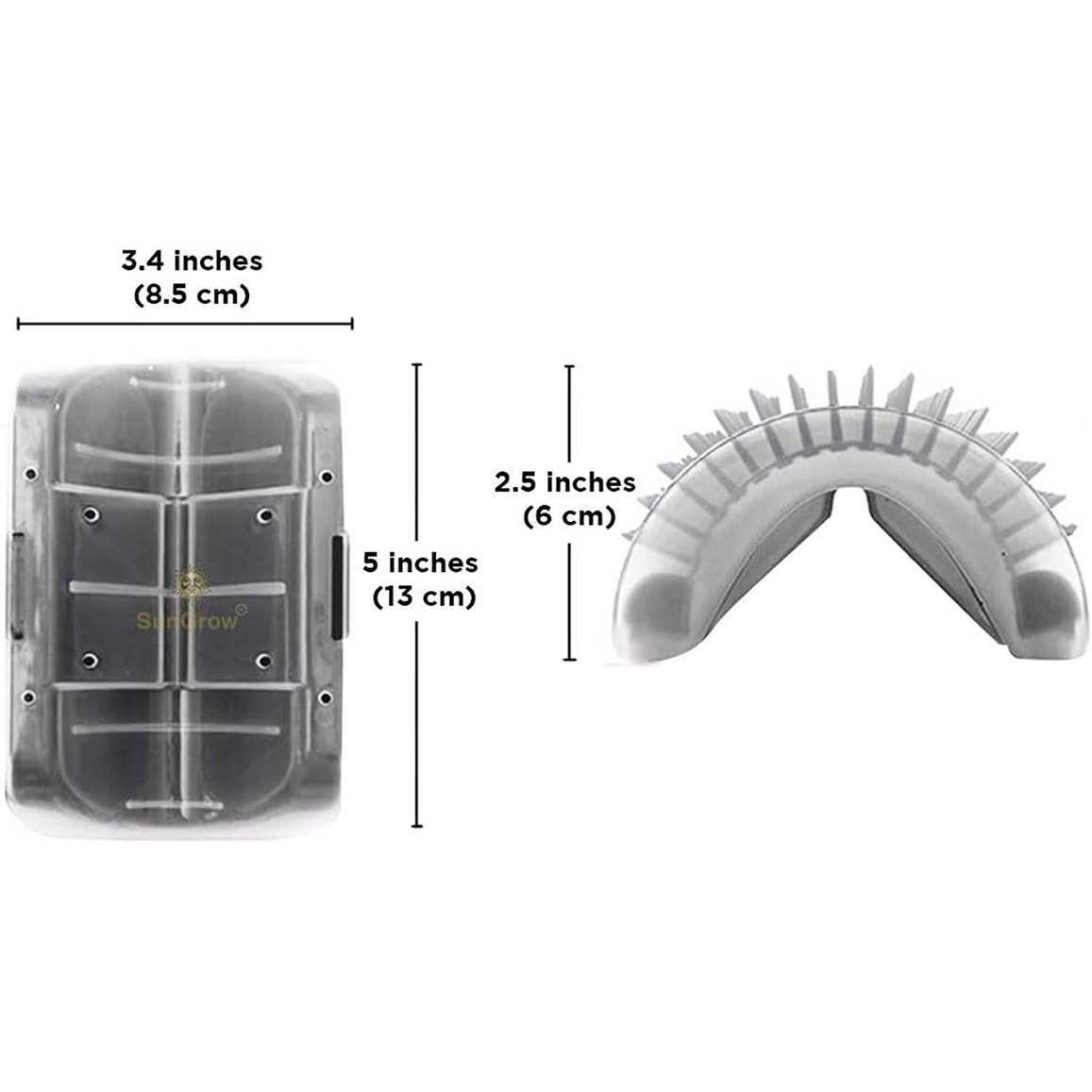 SunGrow Face Scratchers & Massage Comb with Catnip Dog & Cat Self Groomer Rubbing Corner Brush - Healthber