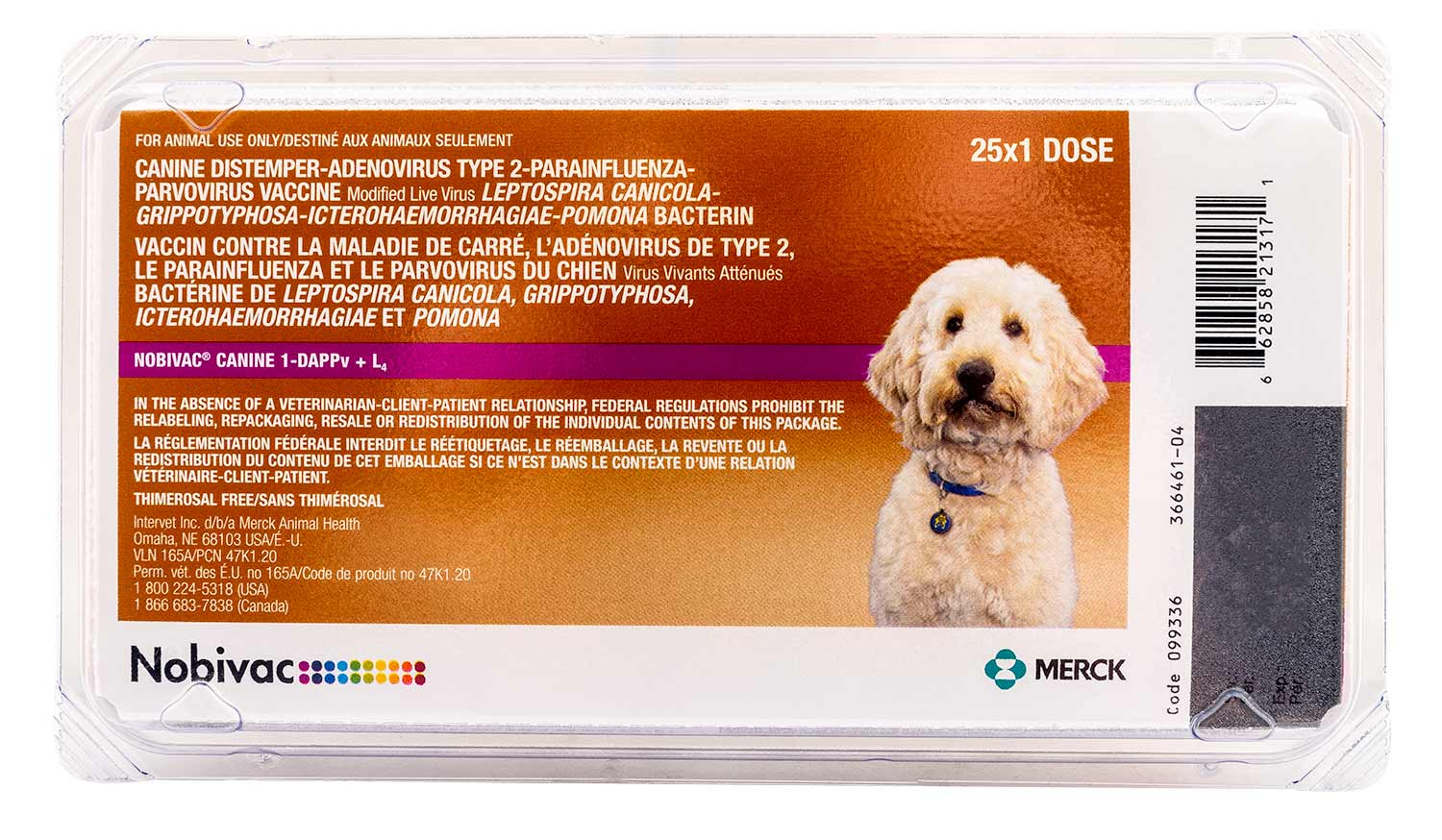 Nobivac Canine 1-DAPPv+L4 (9-way shot) Dog Vaccine - Healthber