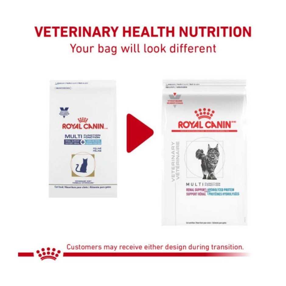 Royal Canin Veterinary Diet Feline Multifunction Renal Support + Hydrolyzed Protein Dry Cat Food - Healthber