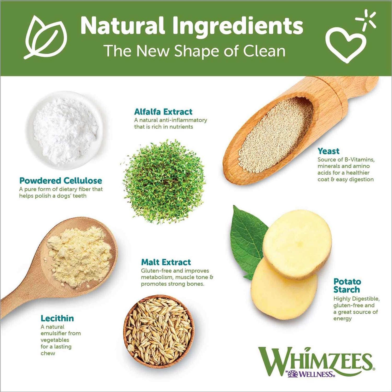 Whimzees Alligator Dental Dog Treats - Healthber