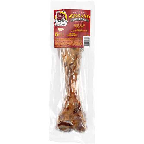 Country Kitchen Serrano Ham Bone Dog Treat - Healthber