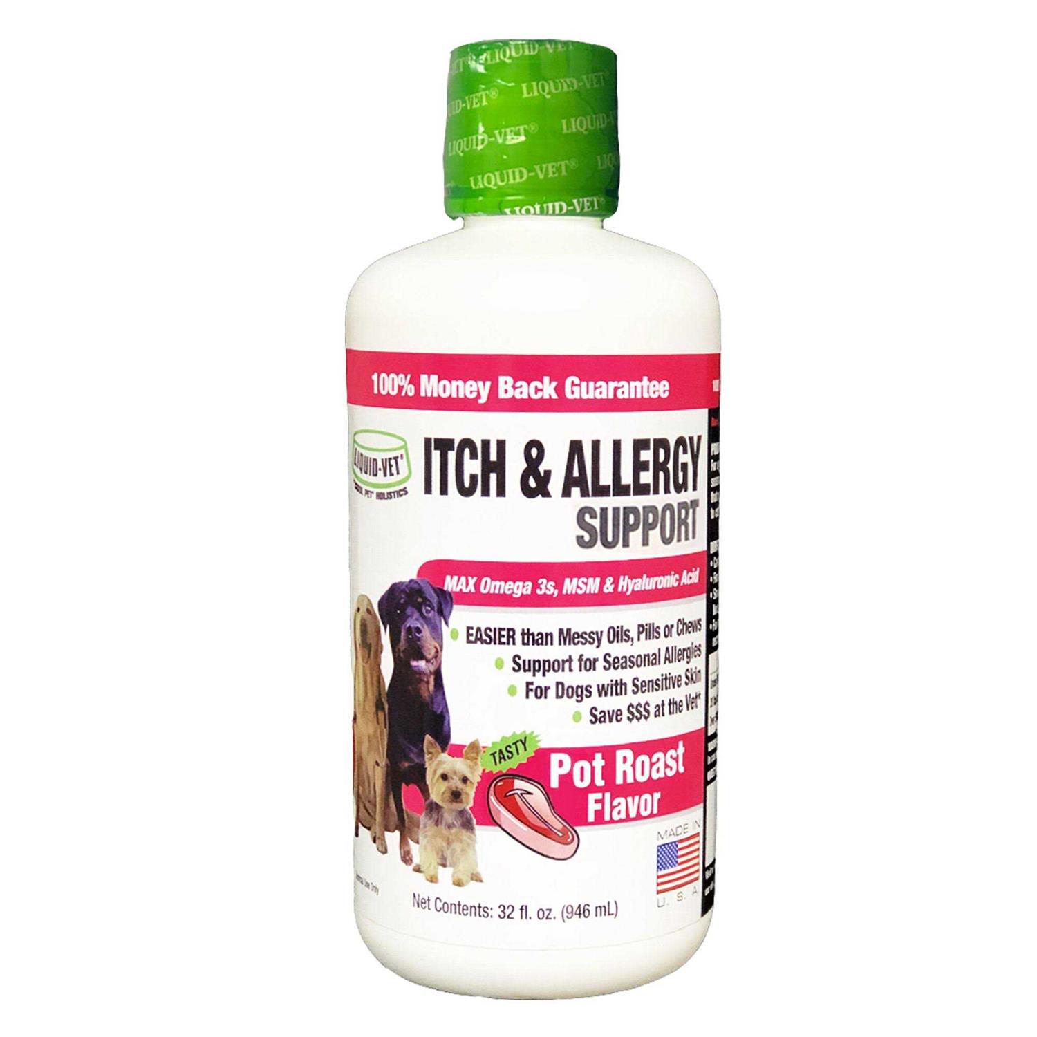 Liquid-Vet Itch and Allergy Support Dog Formula - Healthber
