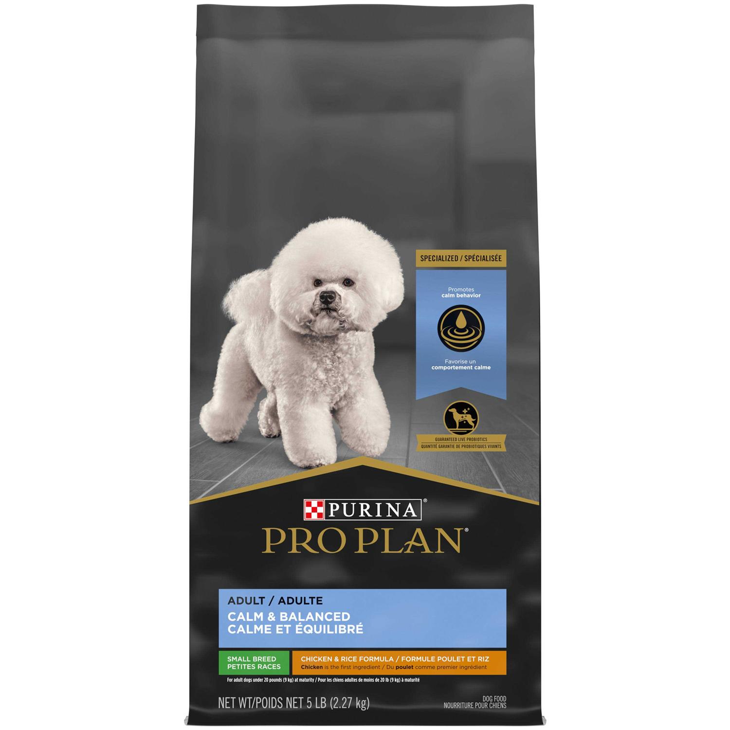 Purina Pro Plan Calm Balanced Adult Small Breed Chicken Rice Formula Dry Dog Food - Healthber