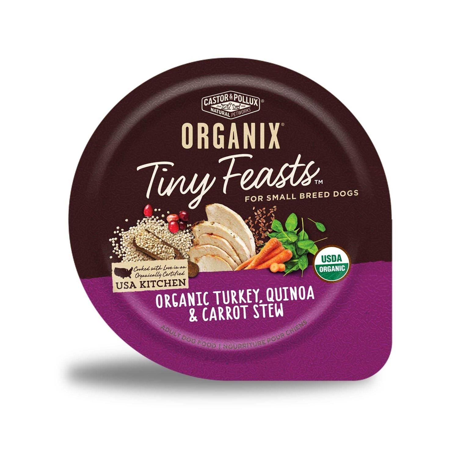 Castor & Pollux Organix Tiny Feasts Organic Turkey - Healthber