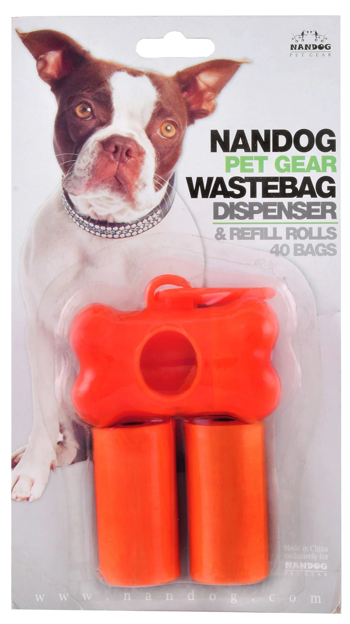 Waste Bag Dispenser with 40 Bags - Healthber