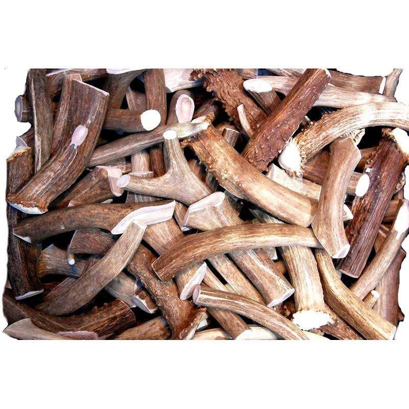 Big Dog Antler Chews Premium Deer Antler Pieces Dog Chews Antlers by The Pound, One Pound - Healthber