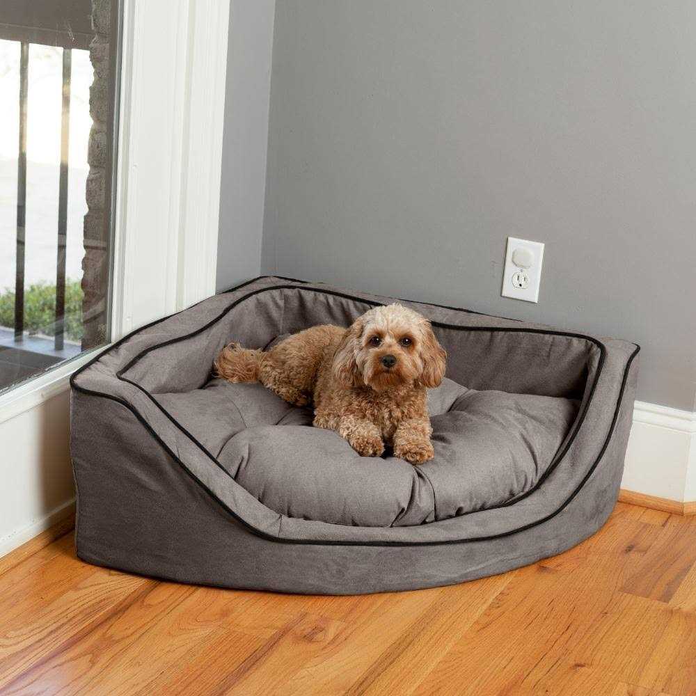 Snoozer Luxury Overstuffed Corner Dog Bed - Healthber