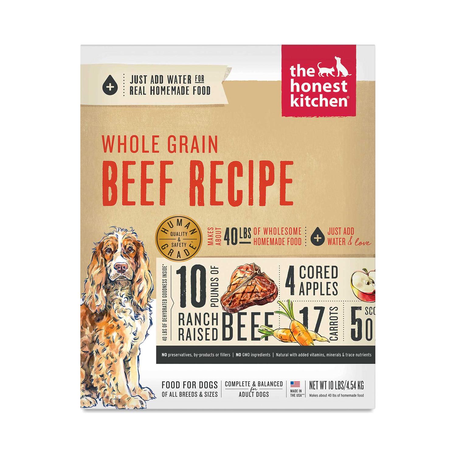 The Honest Kitchen Dehydrated Whole Grain Beef Dog Food - Healthber