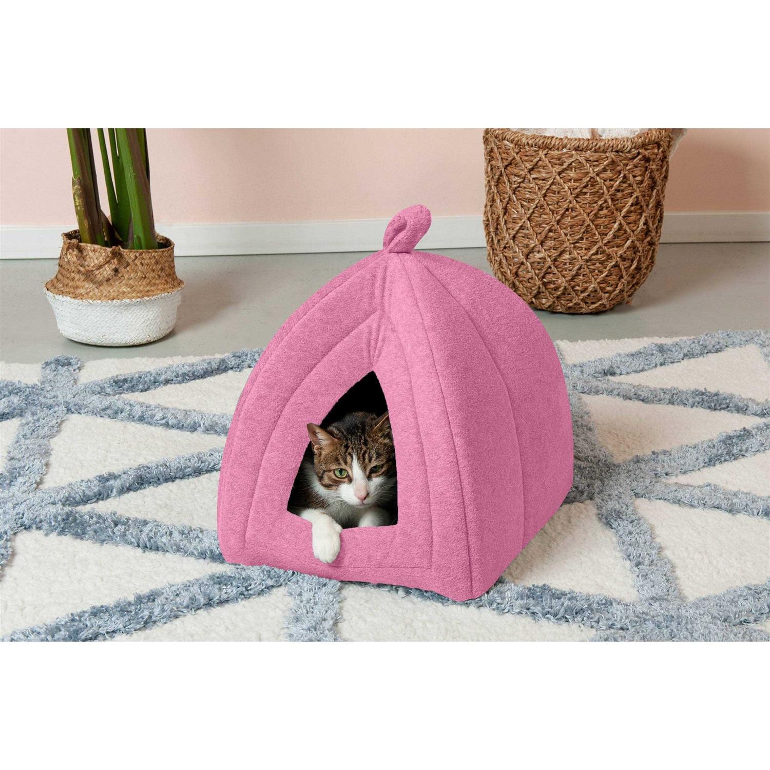 FurHaven Fleece Pet Bed Tent - Healthber