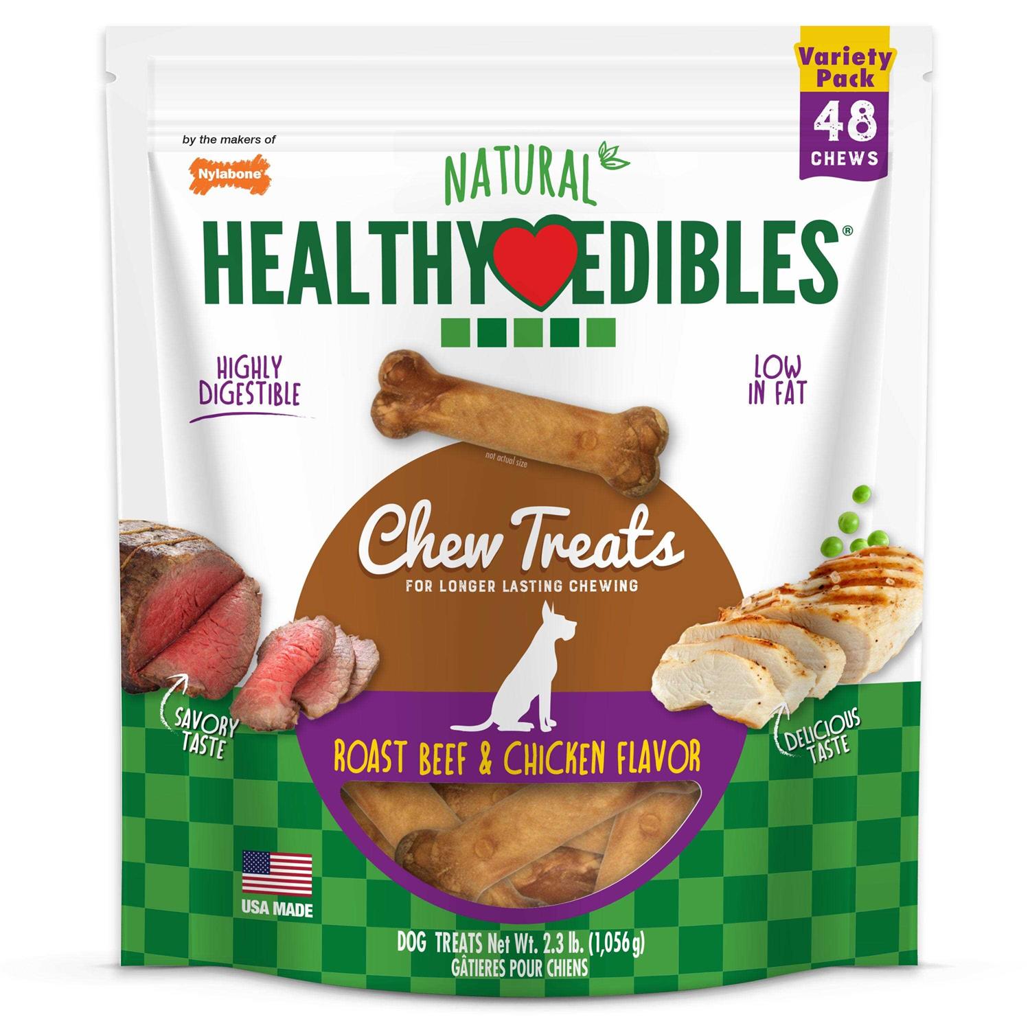 Nylabone Healthy Edibles Wholesome Dog Chews - Healthber