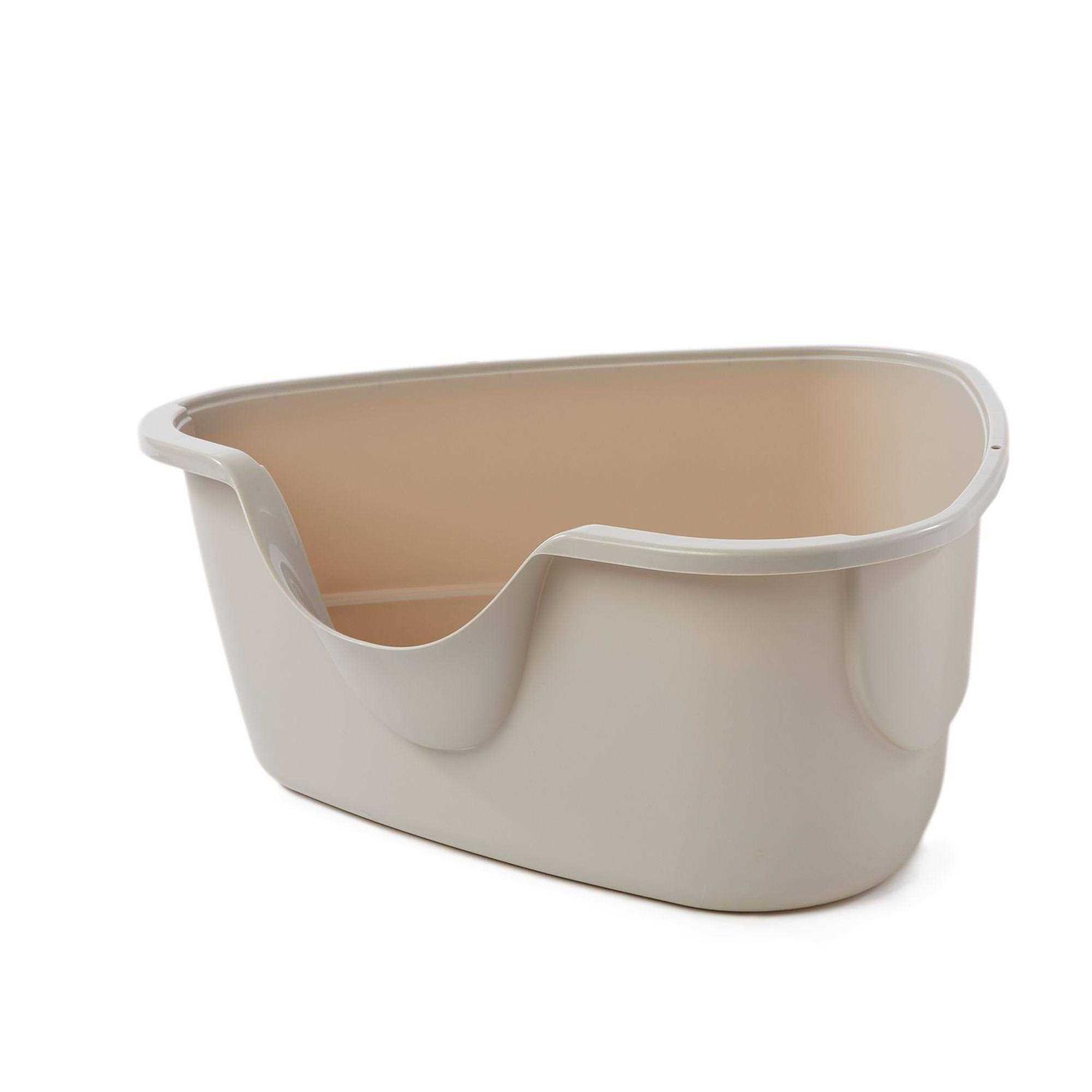 ExquisiCat High-Sided Corner Litter Pan - Healthber