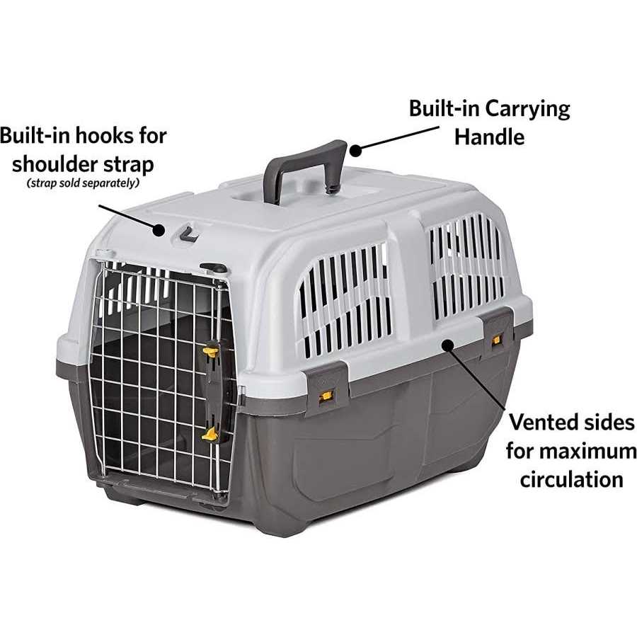 MidWest Skudo Plastic Travel Carrier - Healthber