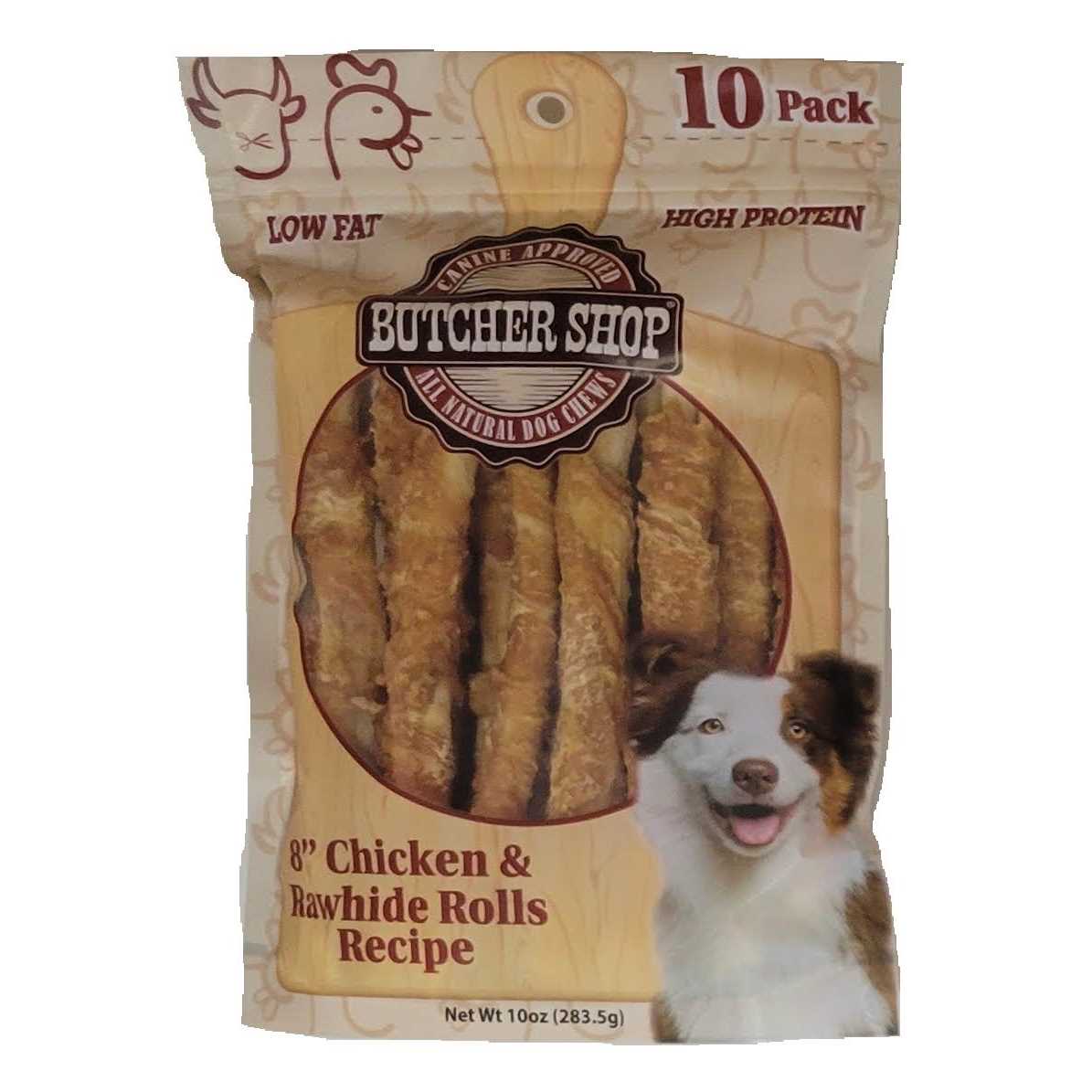 Butcher Shop Chicken Rawhide Rolls - Healthber