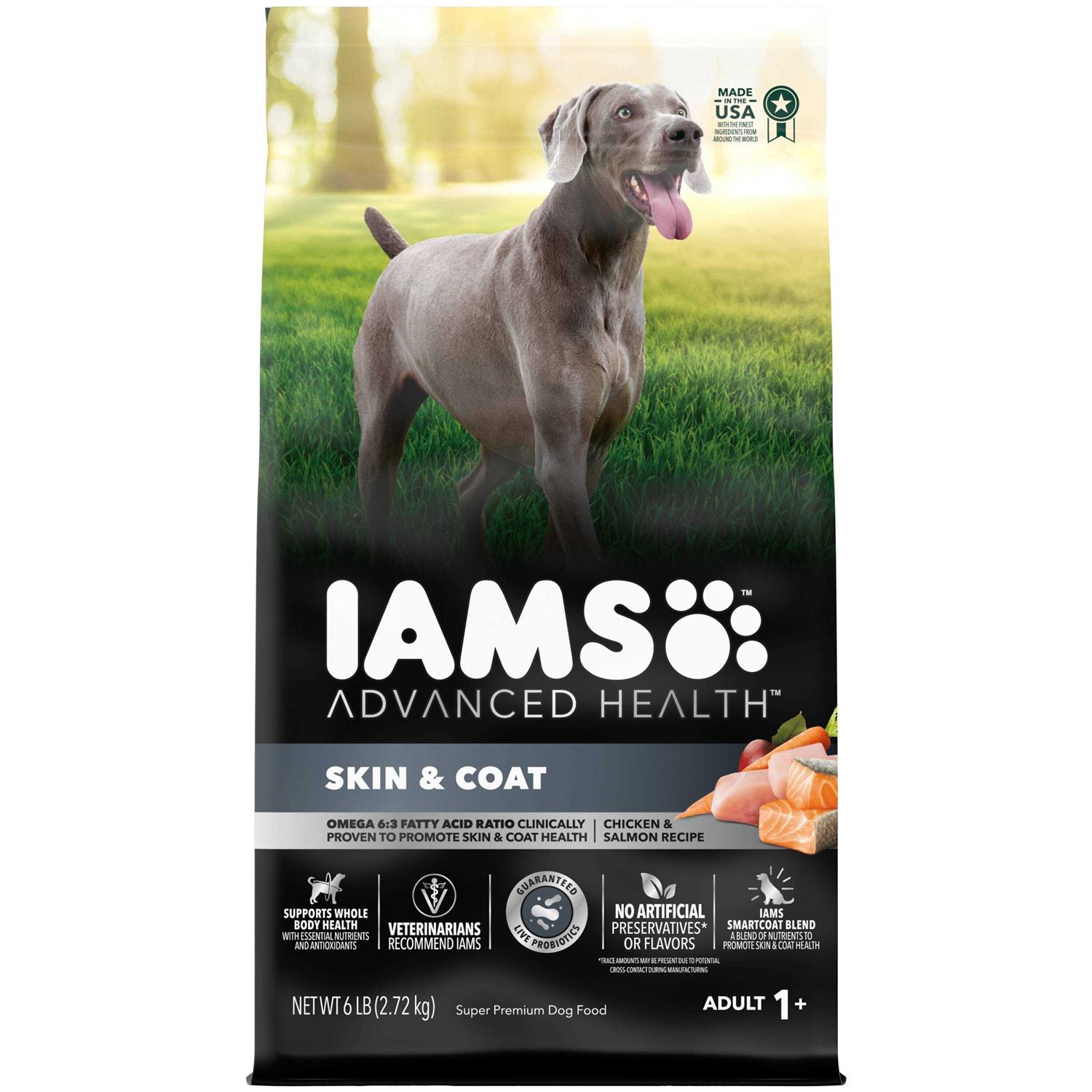 IAMS Advanced Health Skin & Coat Chicken and Salmon Recipe Dry Dog Food - Healthber
