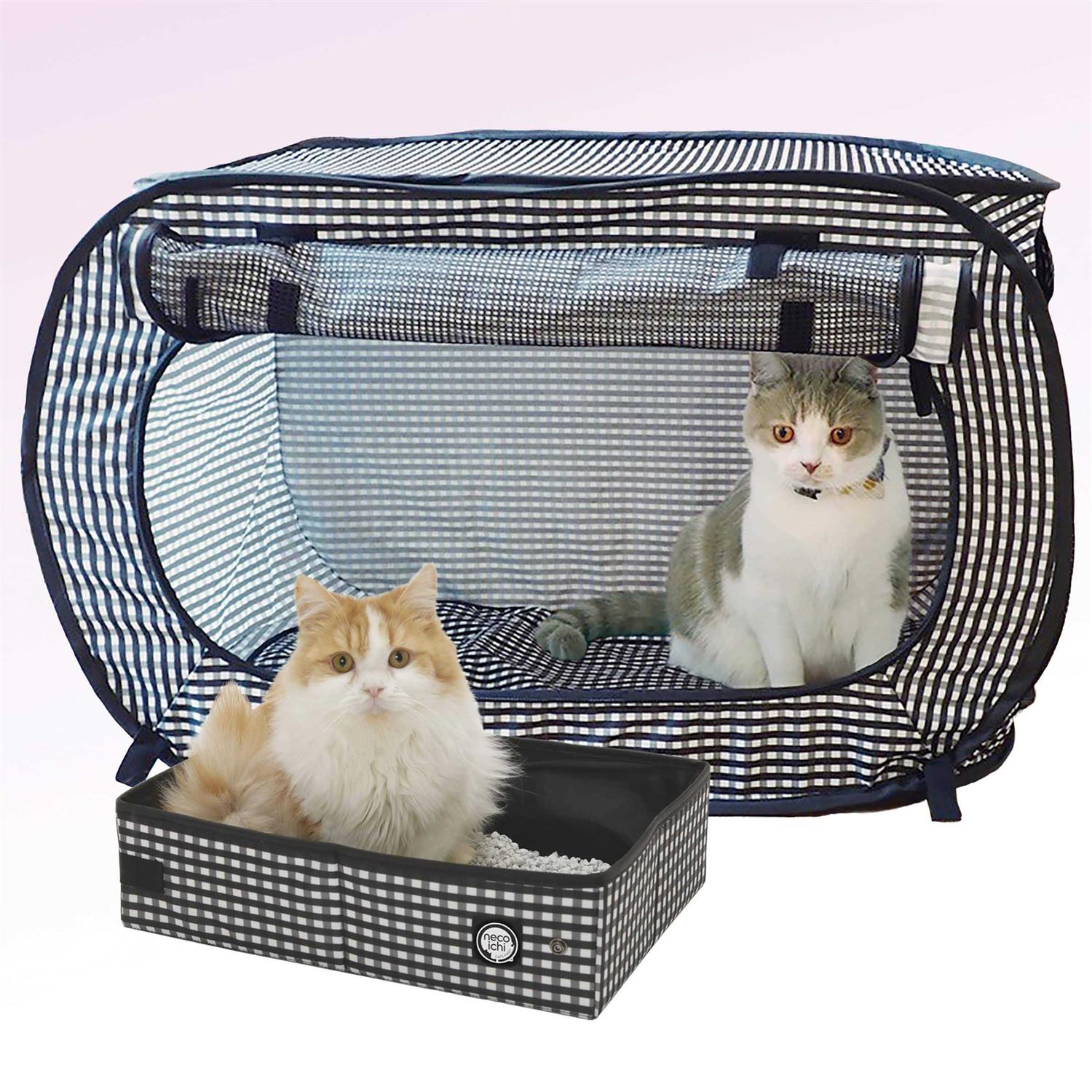 Necoichi Portable Stress Free Cat Cage - Healthber