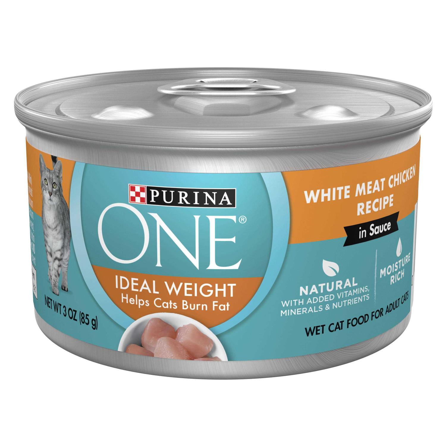 Purina ONE Ideal Weight Wet Cat Food - Healthber