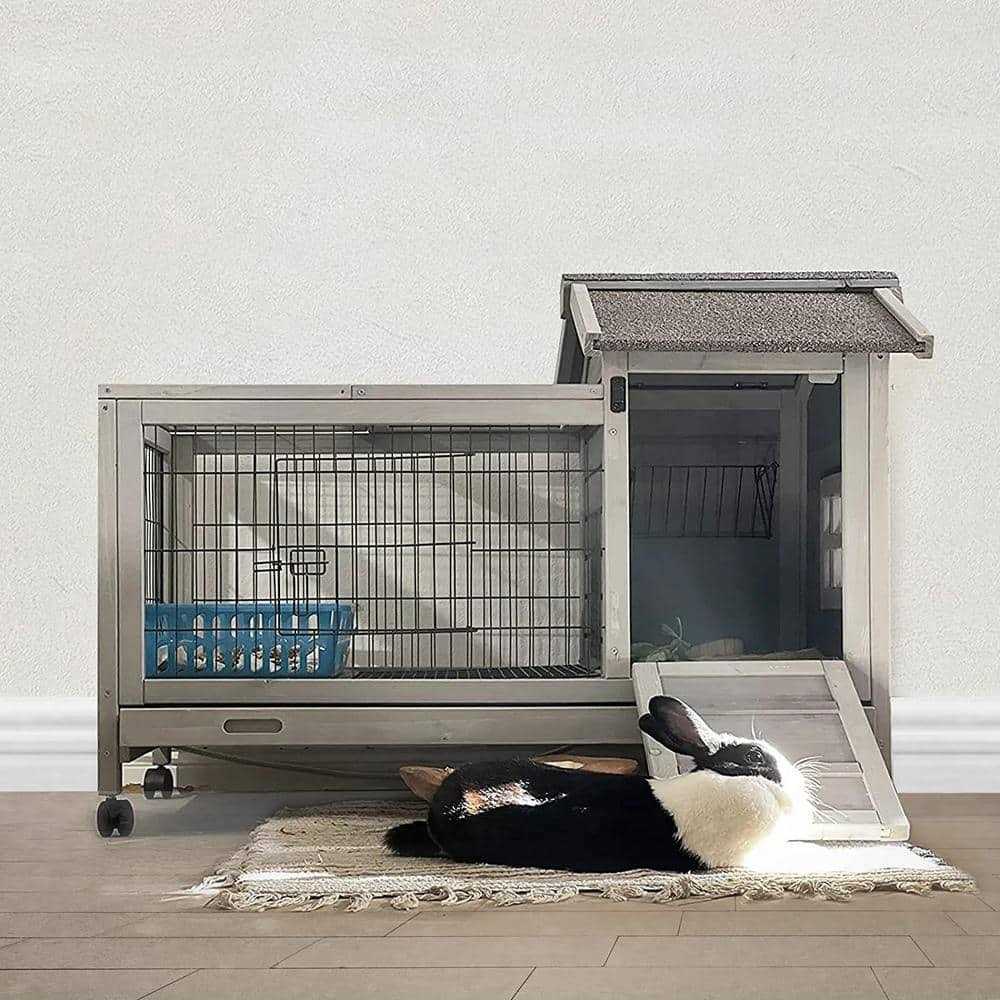 Aivituvin Rabbit Hutch Bunny Cage AIR24 - Healthber