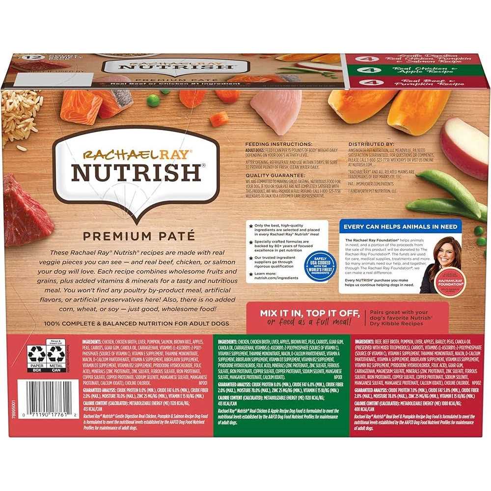 Rachael Ray Nutrish Premium Wet Dog Food Variety Pack - Healthber