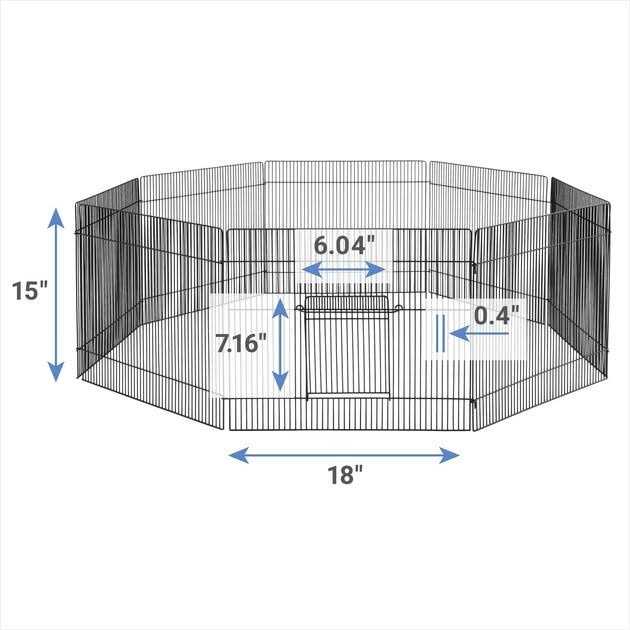 Frisco Wire Small Pet Playpen with Door - Healthber