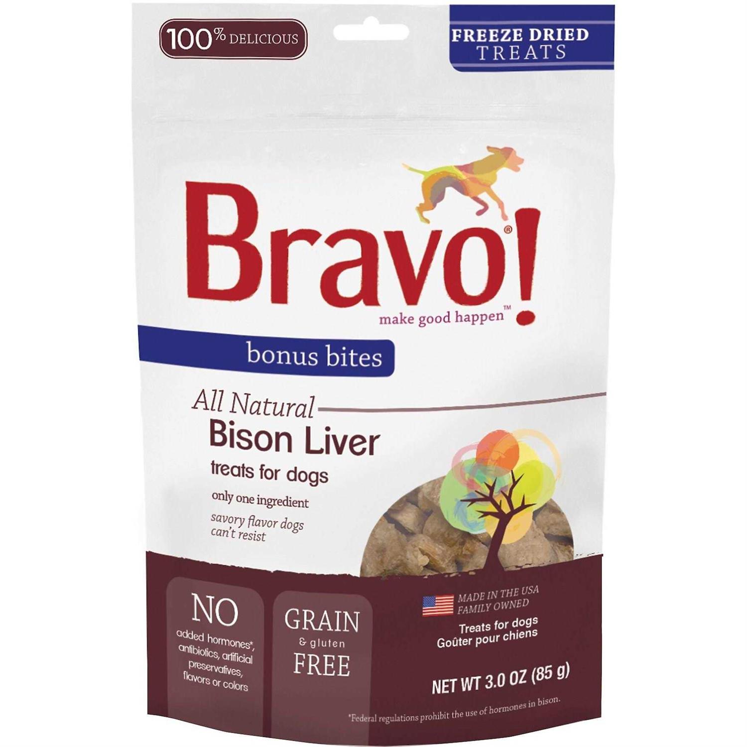 Bravo! Bonus Bites Freeze Dried Dog Treats - Healthber