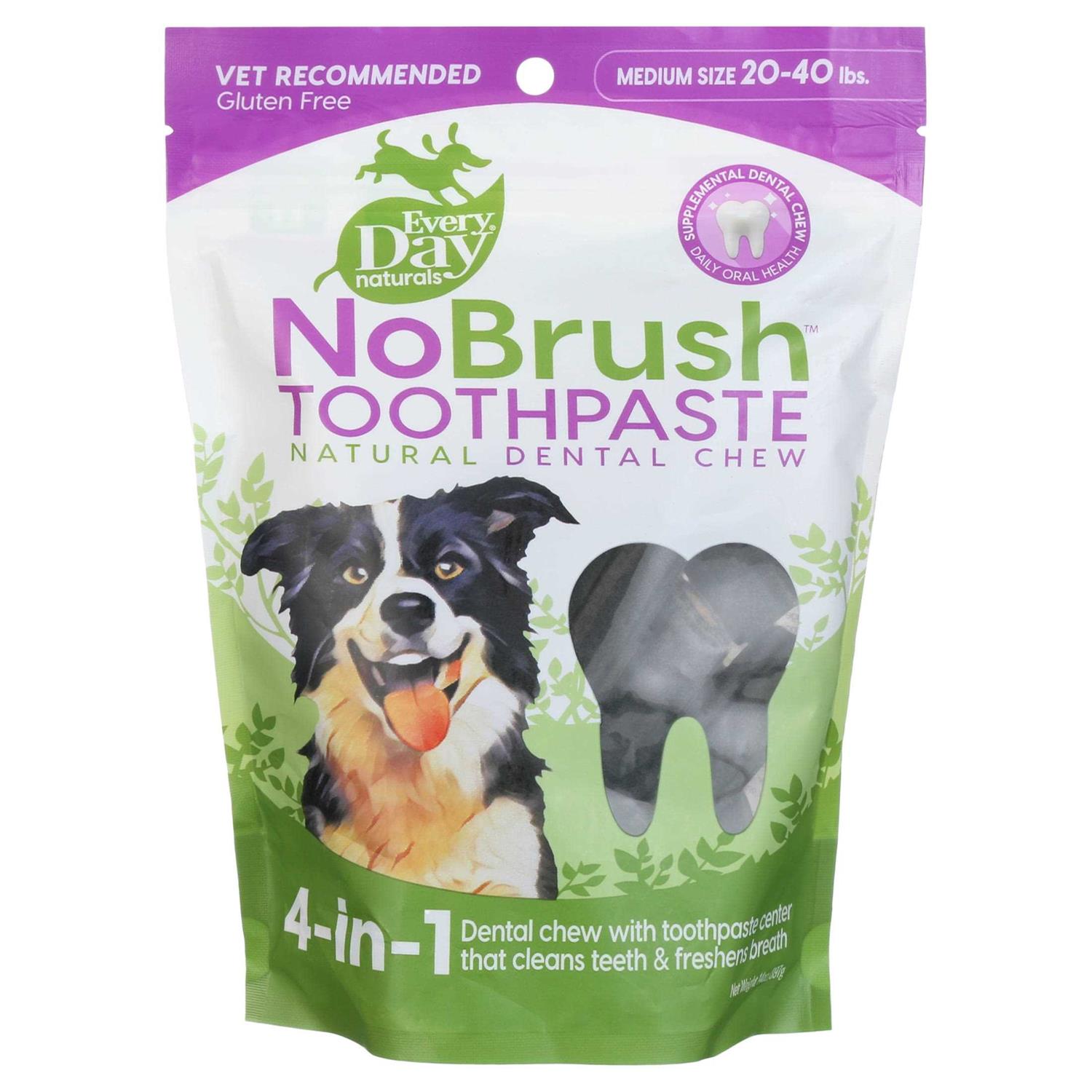 Every Day Naturals No Brush Toothpaste Dental Chew - Healthber
