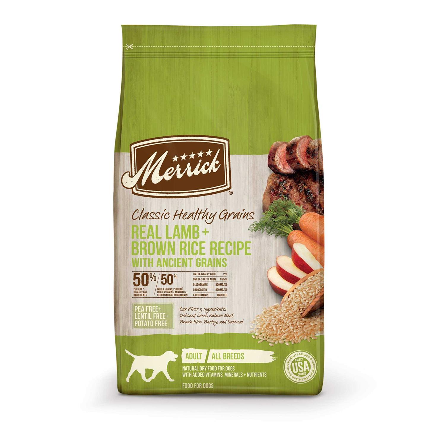 Merrick Classic Real Lamb Green Peas with Ancient Grains Dry Dog Food - Healthber