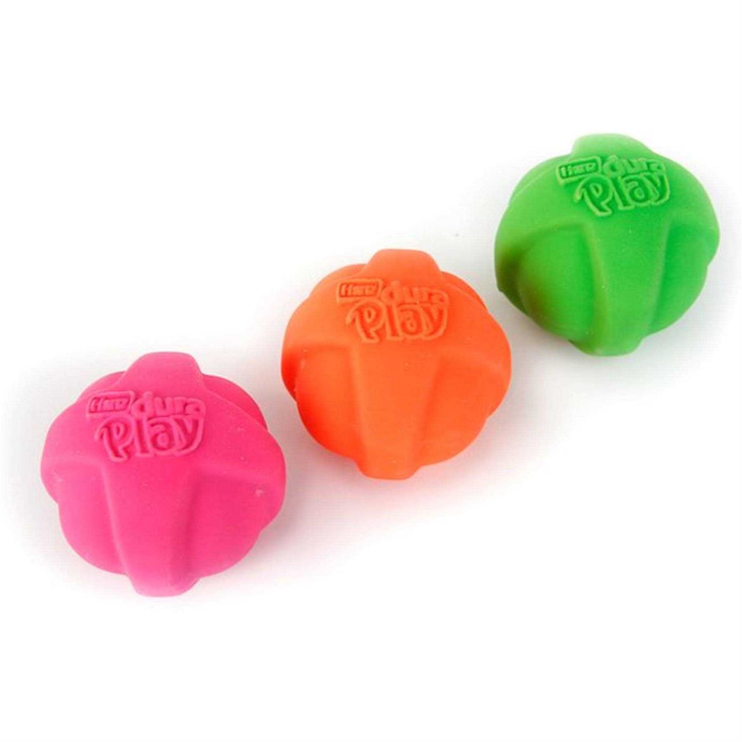 Hartz Dura Play Ball Squeaky Latex Dog Toy - Healthber