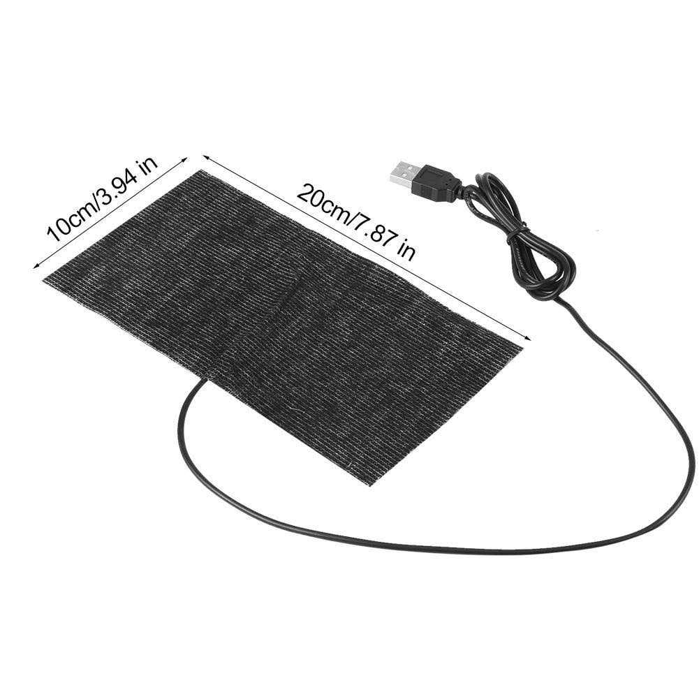 AYNEFY USB Heating Pad, Carbon Fiber Heating Mat 7.87 x 3.94Inch Heating Pads - Healthber