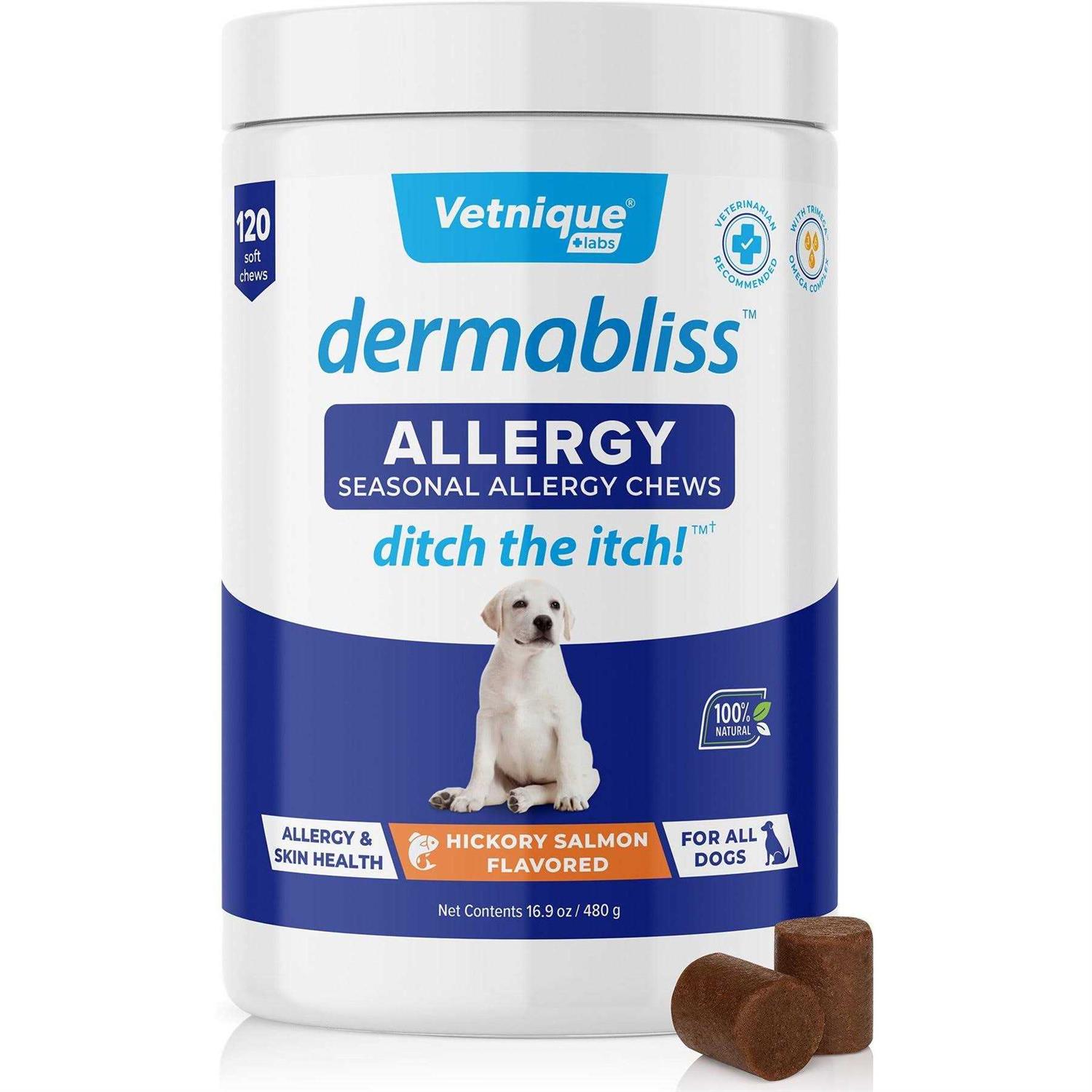 Dermabliss Allergy & Immune Soft Chews for Dogs - Healthber