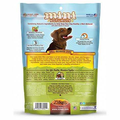 Zuke’s Chicken Mini Naturals Dog Treats - Healthber