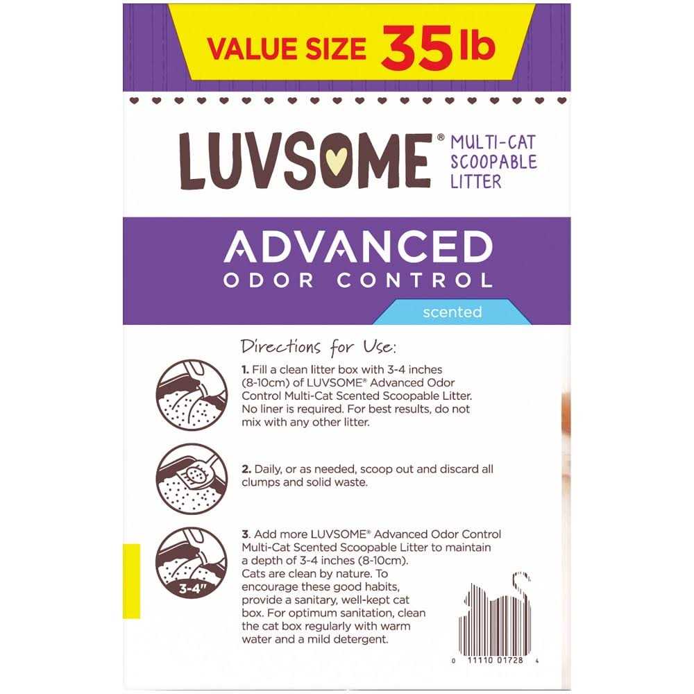 Luvsome Multi-Cat Scoopable Litter - Healthber
