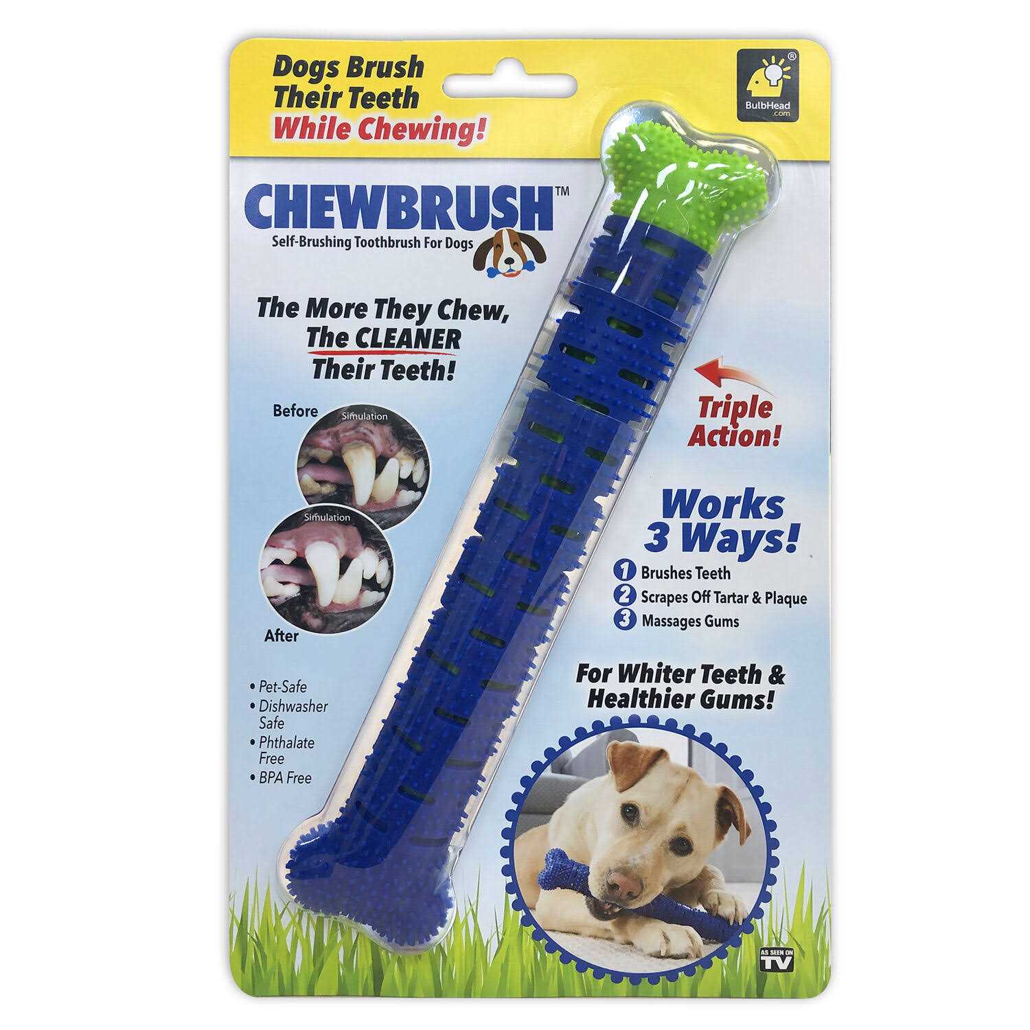 Chewbrush Self-Brushing Toothbrush - Healthber