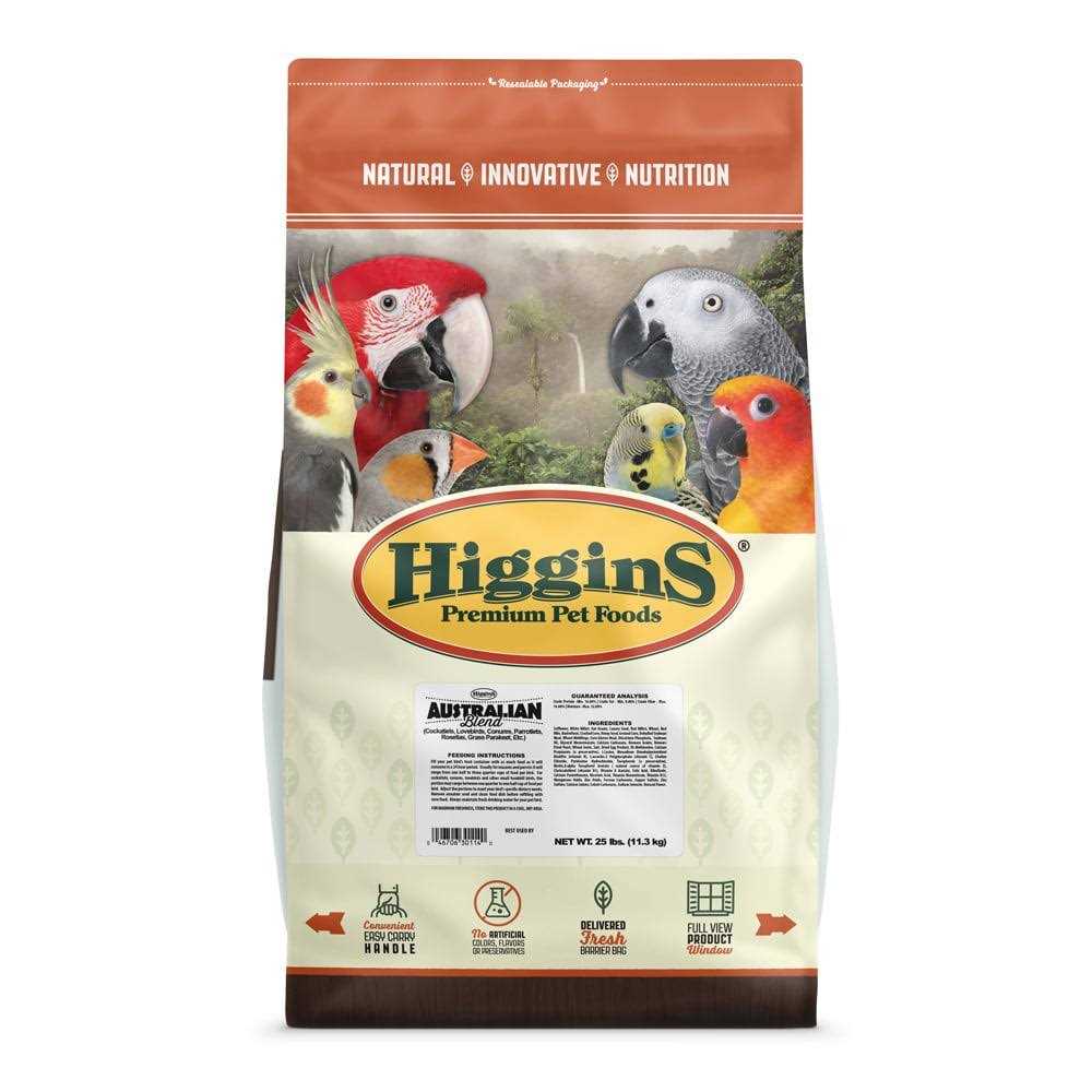 Higgins Australian Hookbill Bird Food - Healthber