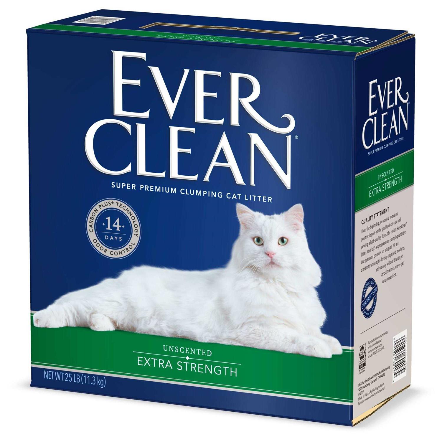 Ever Clean Extra Strength Unscented Cat Litter - Healthber