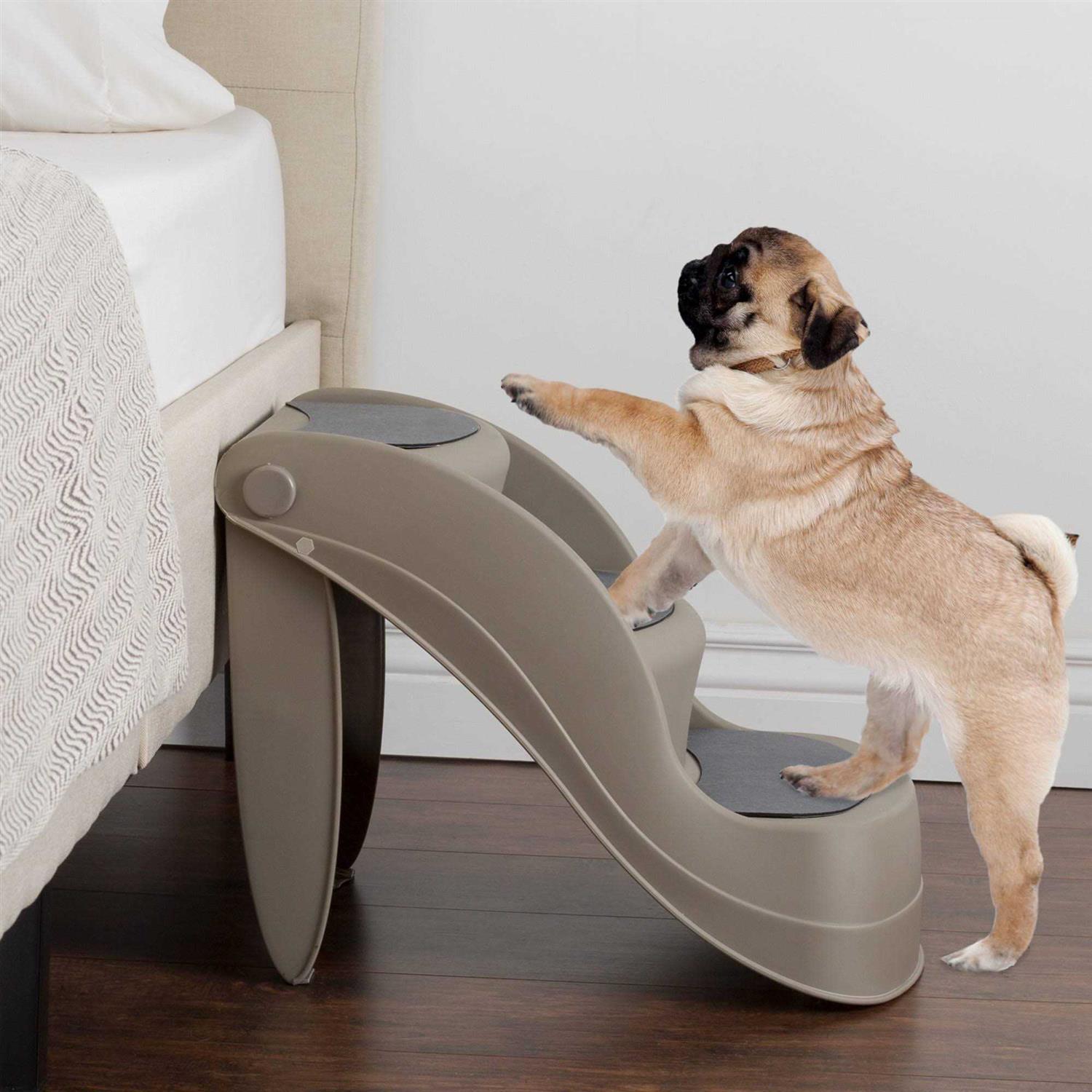 Petmaker 14.5 Nonslip Foldable Pet Steps - Healthber