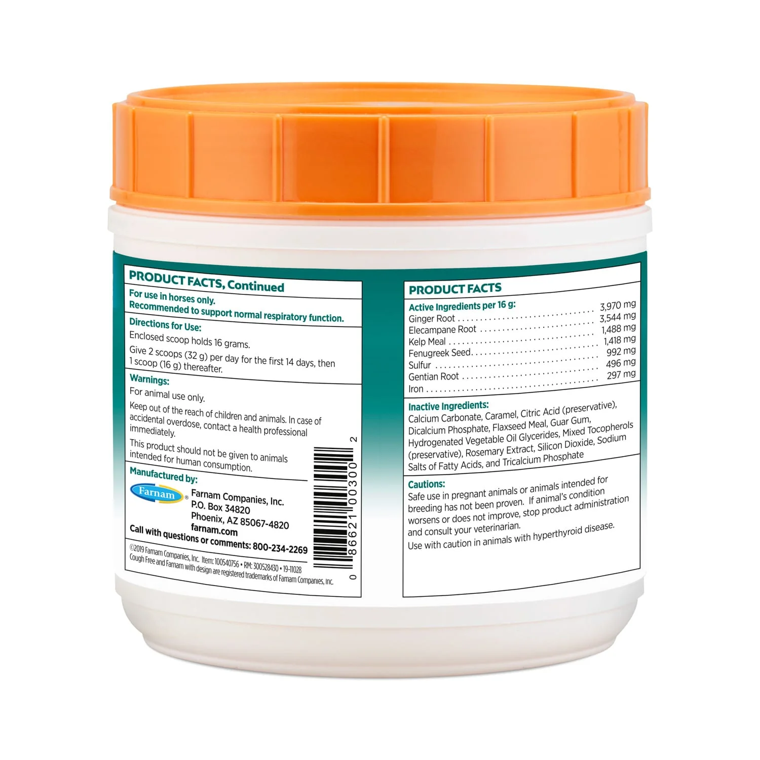 Cough Free Equine Pellets - Healthber