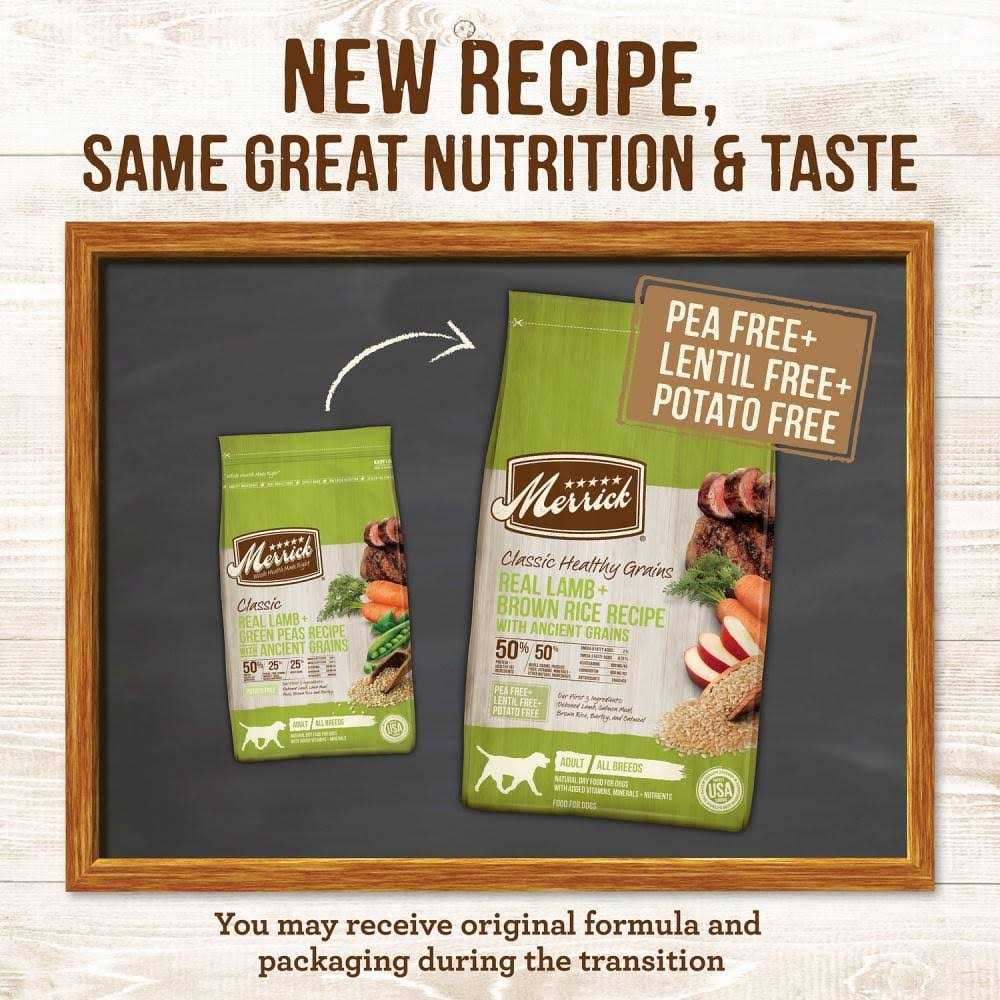 Merrick Classic Real Lamb Green Peas with Ancient Grains Dry Dog Food - Healthber
