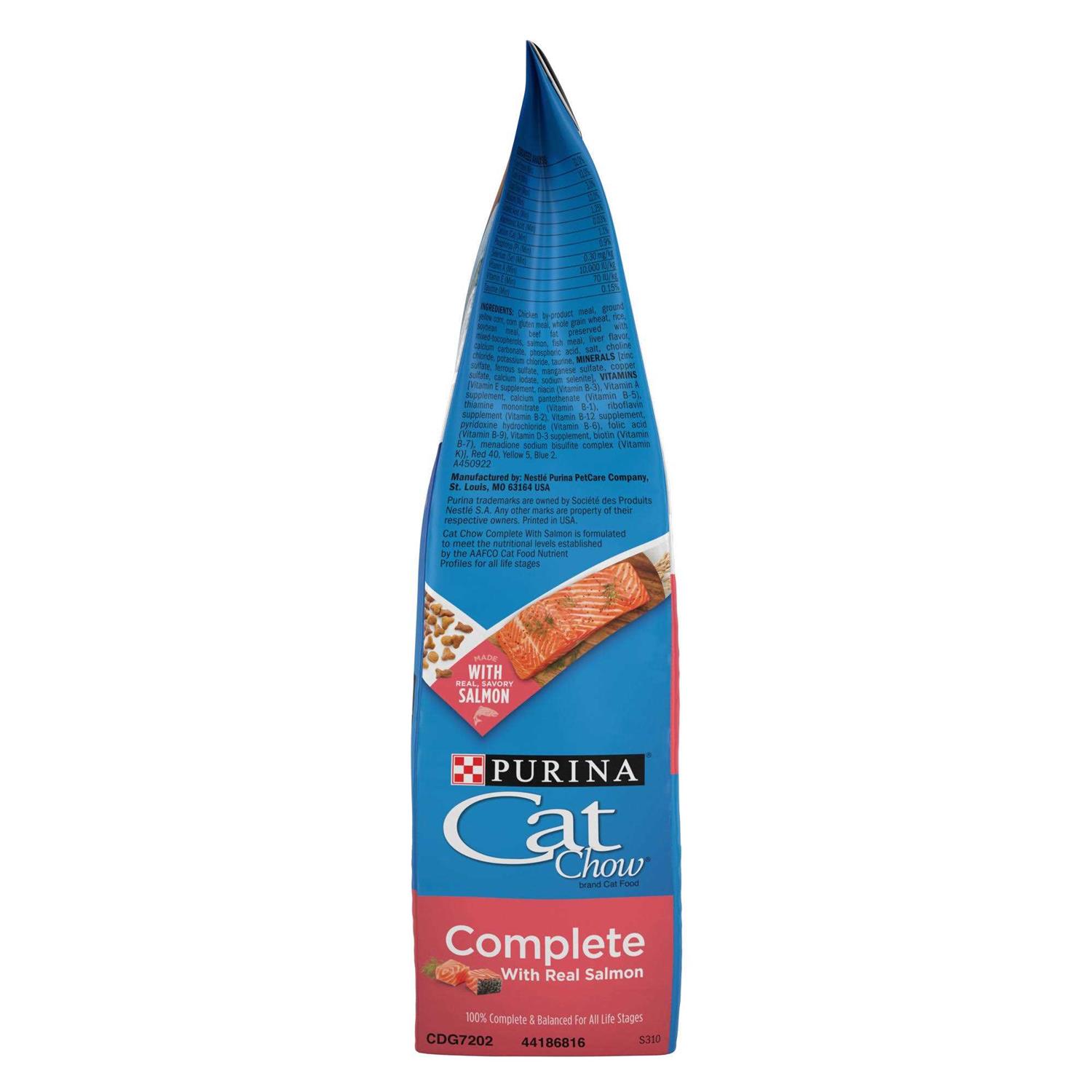 Purina Cat Chow Complete Salmon High Protein Dry Cat Food - Healthber