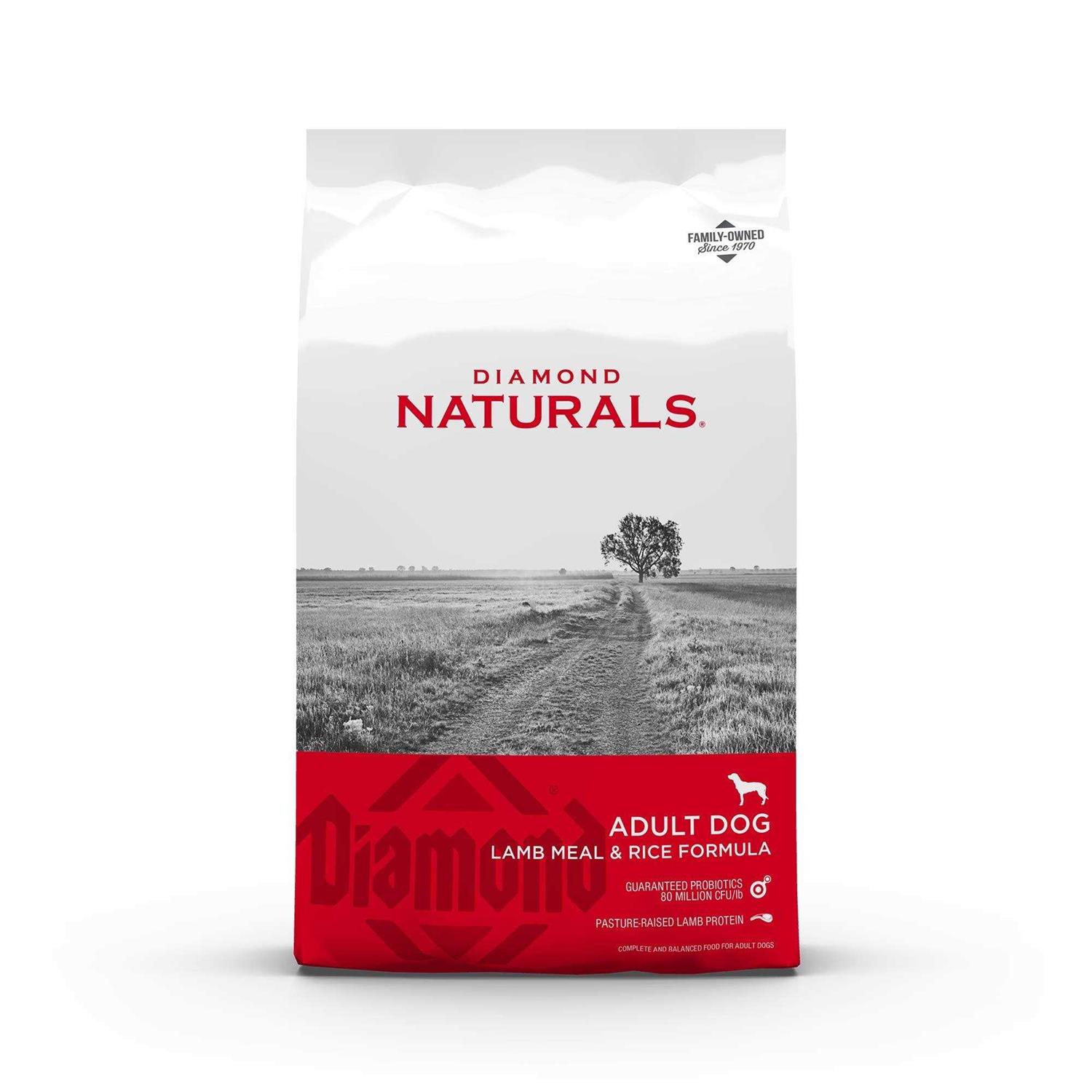 Diamond Naturals Lamb Meal & Rice Adult Dog Food - Healthber