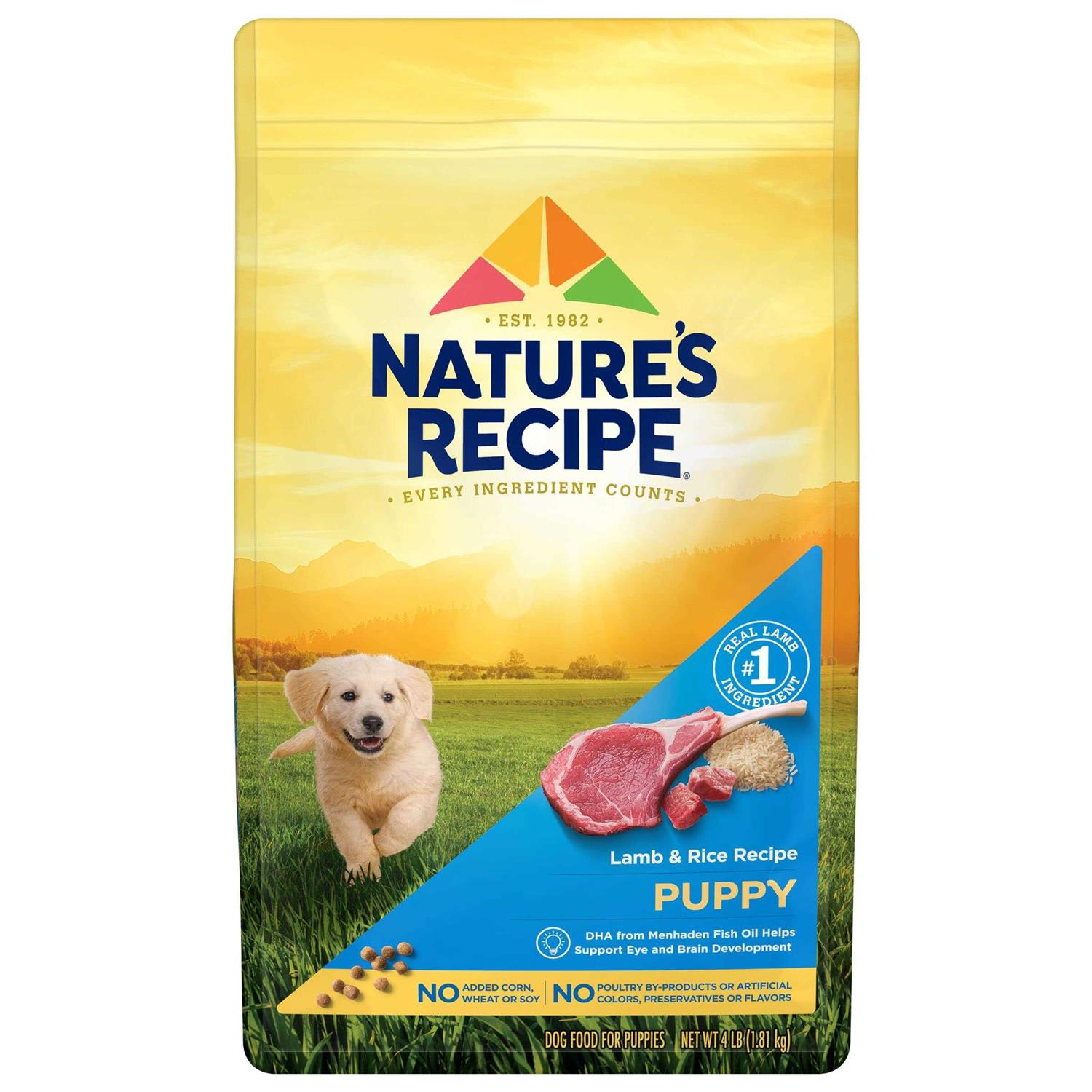 Natures Recipe Puppy Dry Dog Food Lamb & Rice - Healthber