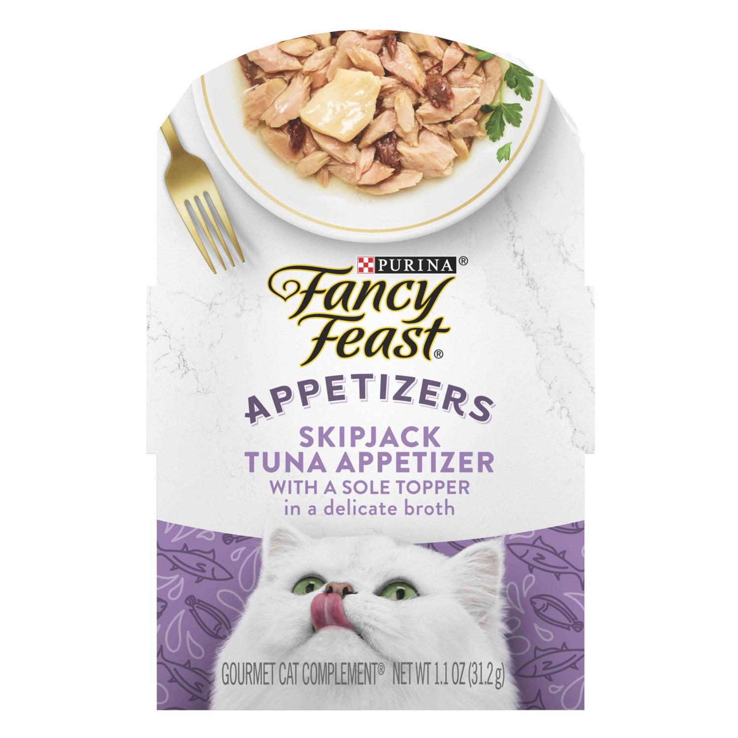 Fancy Feast Cat Food Wet Appetizers Skipjack Tuna - Healthber