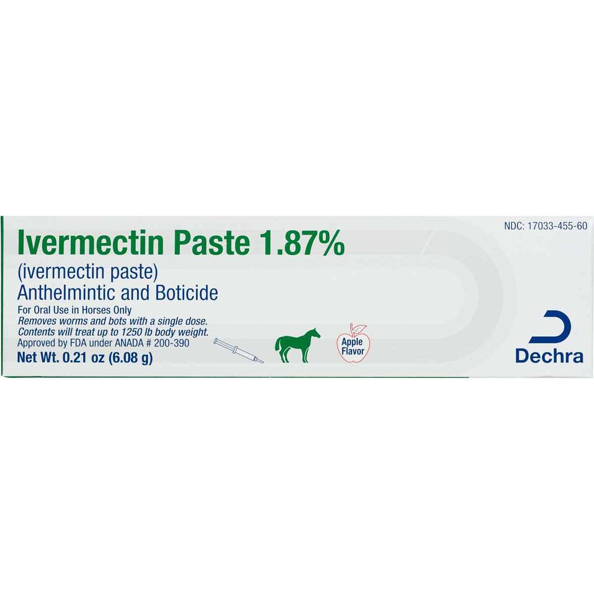 Ivermectin Horse Dewormer by Dechra Veterinary - Healthber