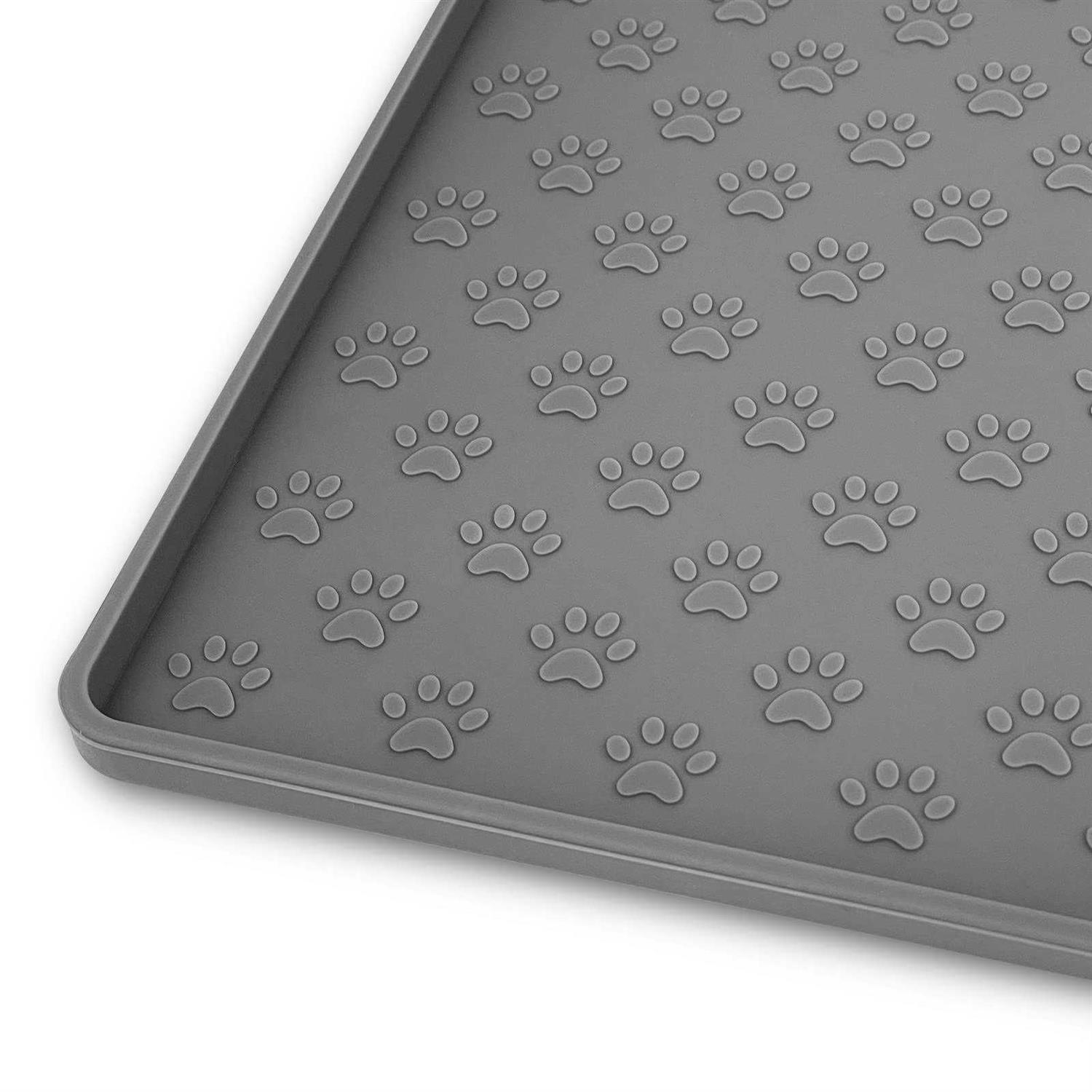 Ptlom Pet Placemat for Dog and Cat, Mat for Prevent Food and Water Overflow, Suitable for Small, Medium and Big Pet - Healthber