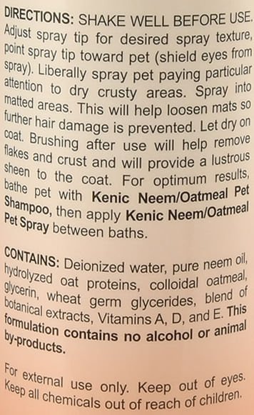 Kenic Neem/Oatmeal Anti-Itch Spray - Healthber