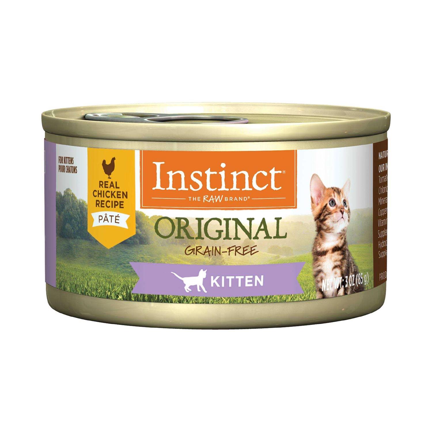 Instinct Original Kitten Real Chicken Recipe Grain-Free Wet Cat Food - Healthber
