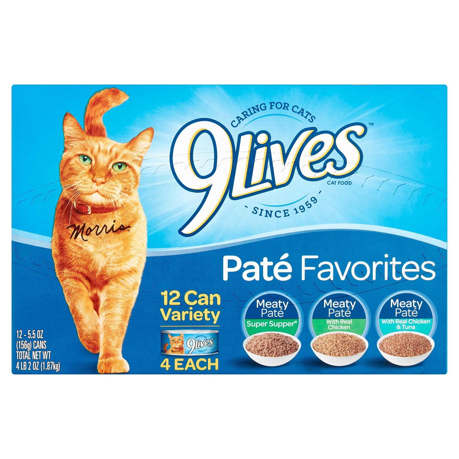 9Lives Favorites Wet Cat Food Variety Pack - Healthber