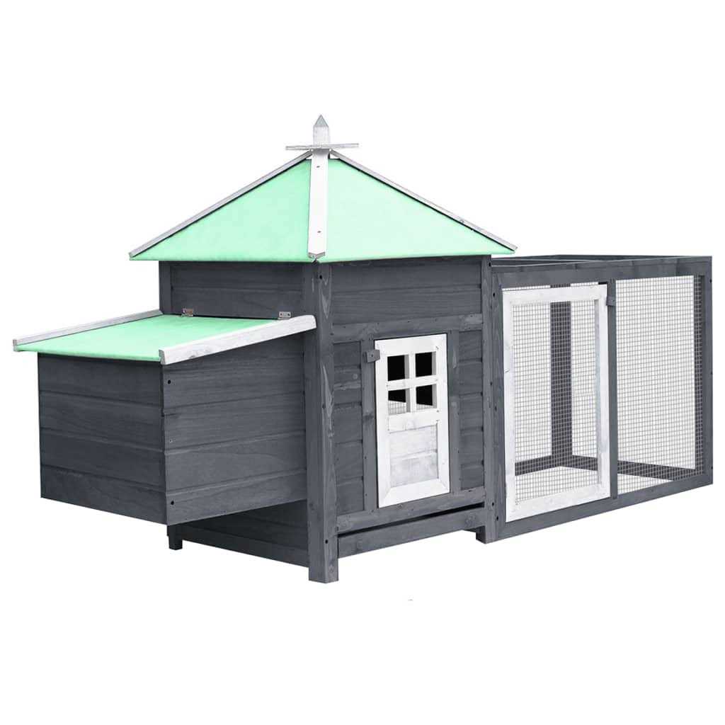 vidaXL Chicken Coop with Nest Box - Healthber