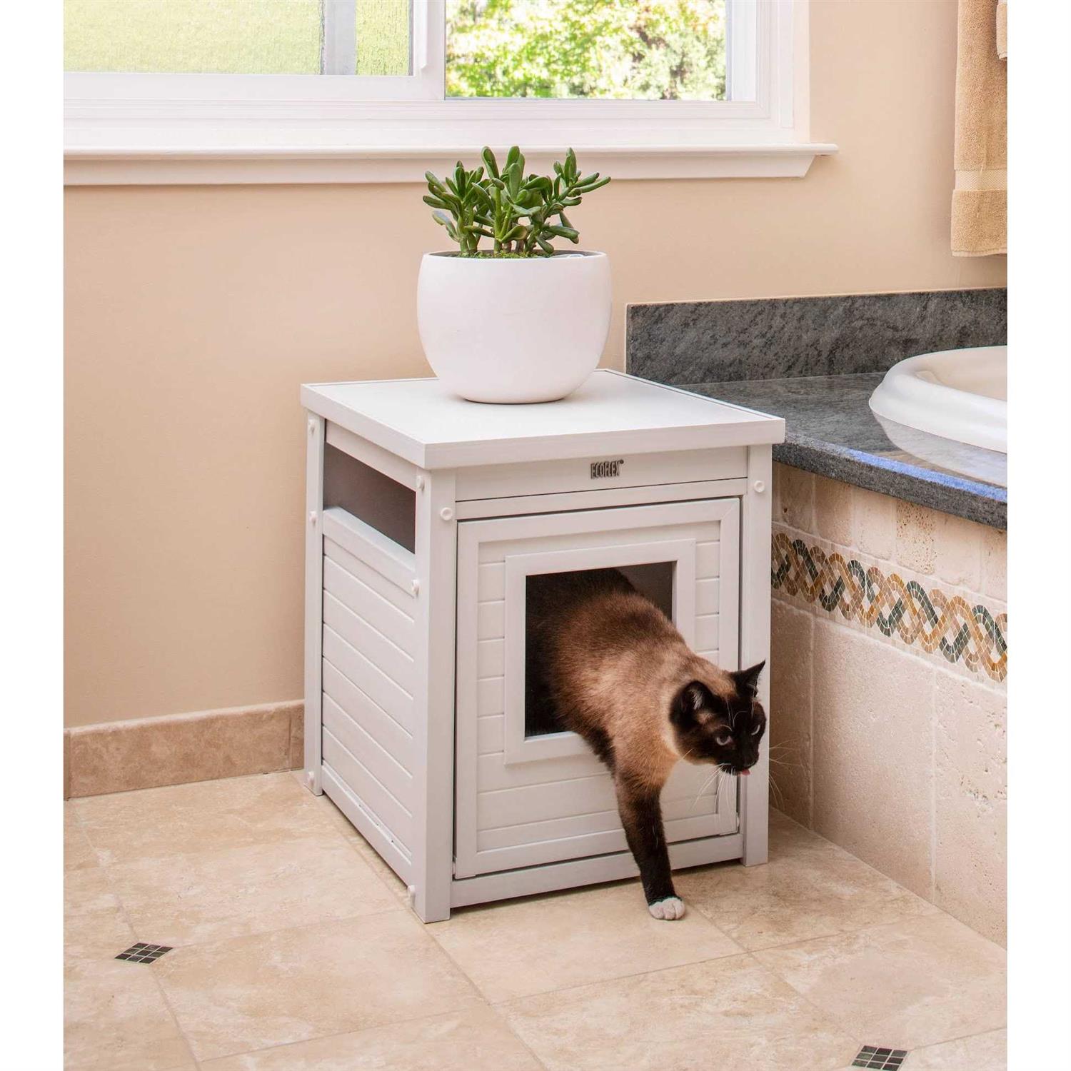 New Age Pet ECOFLEX Litter Box Cover End Table - Healthber