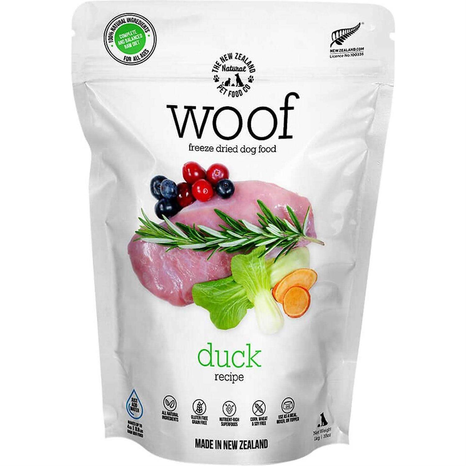Woof Duck Freeze Dried Dog Food - Healthber