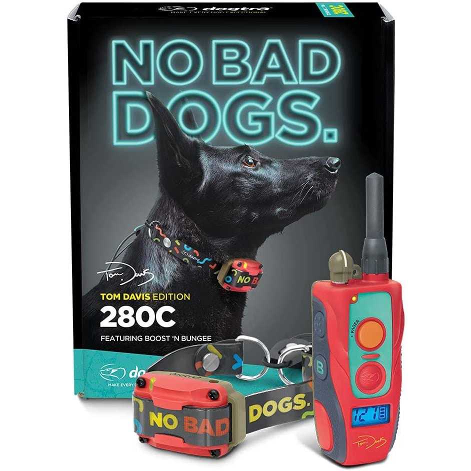 Dogtra Tom Davis 280C Remote Dog Training E-Collar Featuring Boost N’ Bungee Waterproof 127-Level 1/2-Mile Range - Healthber